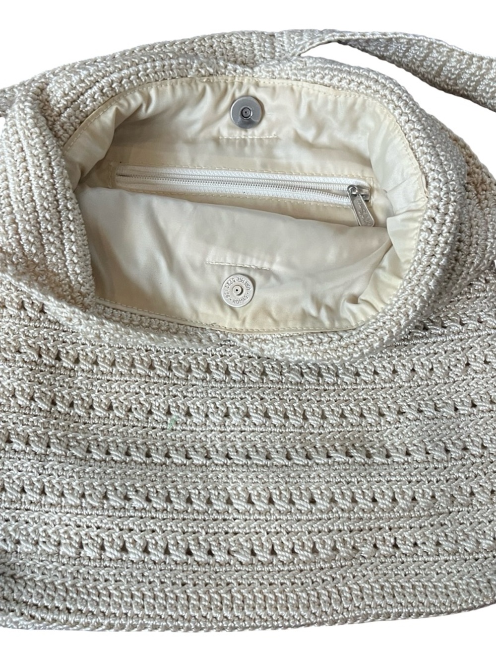 The Sak Cream Crochet Crossbody Bag - Picture 3 of 8